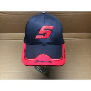 Snap-on Tools Black & Red Snapback Hat K-Products Big Logo Embroidered